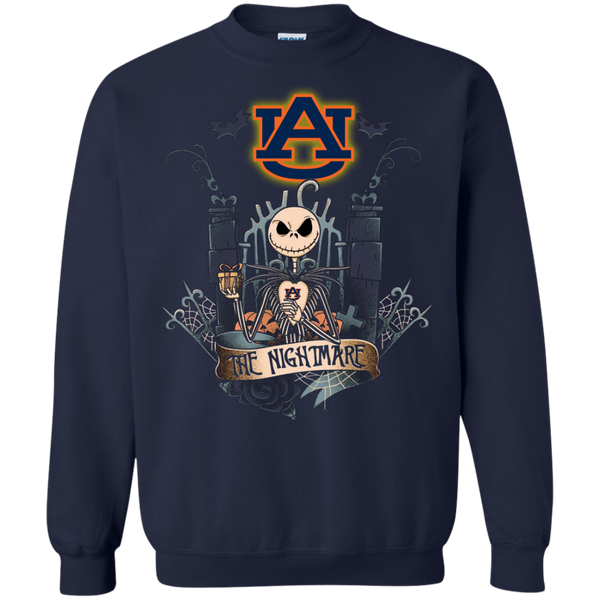 Halloween Auburn Tigers T shirts The Nightmare Hoodies Sweatshirts