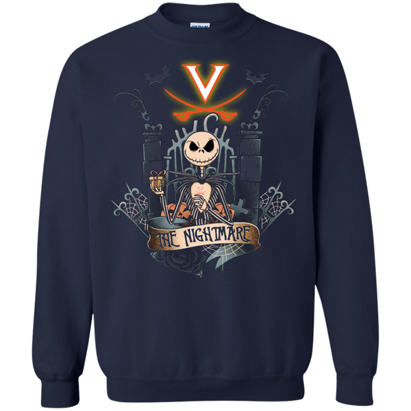 Halloween Virginia Cvaliers T shirts The Nightmare Hoodies Sweatshirts