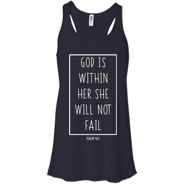 Christian Jesus T shirts God Is Within Her She Will Not Fail Hoodies Sweatshirts