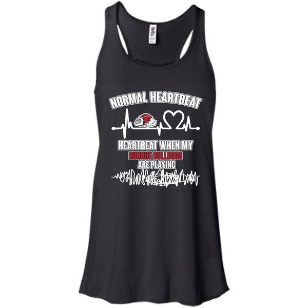 Gardner-Webb Runnin' Bulldogs T shirts Heartbeat When My Runnin' Bulldogs Playing Hoodies Sweatshirts