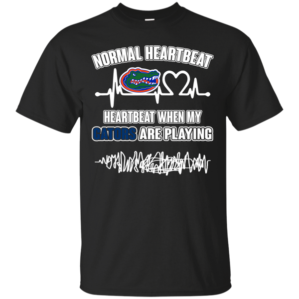 Florida Gators T shirts Heartbeat When My Gators Playing Hoodies Sweatshirts