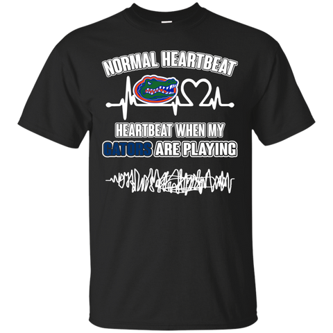 Florida Gators T shirts Heartbeat When My Gators Playing Hoodies Sweatshirts
