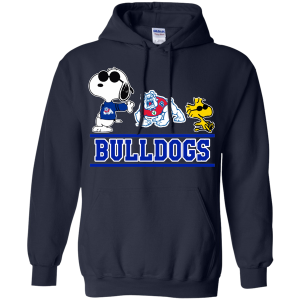 Fresno State Bulldogs T shirts Snoopy Hoodies Sweatshirts