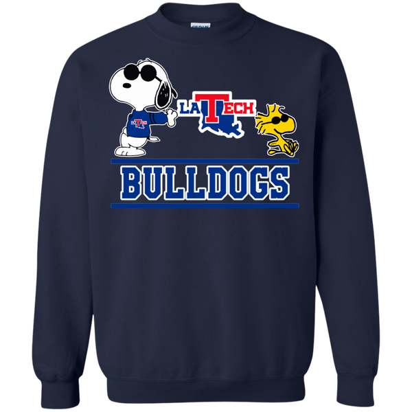 Louisiana Tech Bulldogs T shirts Snoopy Hoodies Sweatshirts