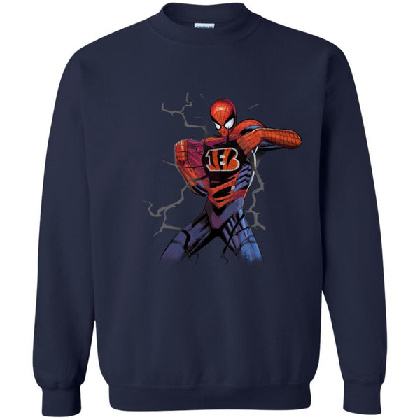 Cincinnati Bengals T shirts Spiderman Hoodies Sweatshirts