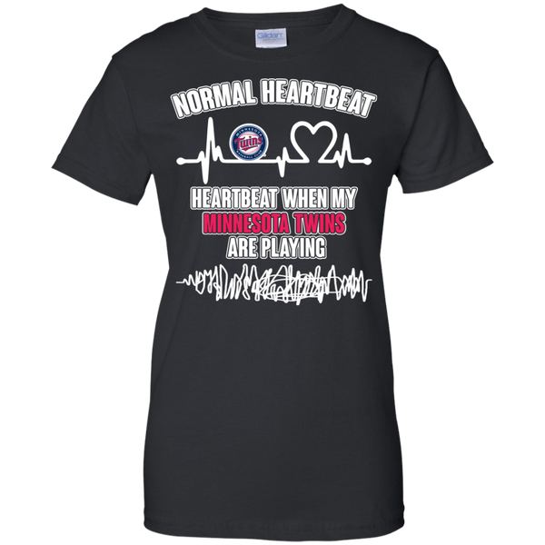Minnesota Twins T shirts Heartbeat When My Minnesota Twins Playing Hoodies Sweatshirts