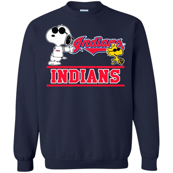 Cleveland Indians T shirts Snoopy Hoodies Sweatshirts