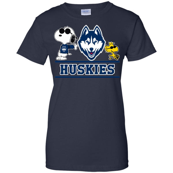 Connecticut Huskies T shirts Snoopy Hoodies Sweatshirts