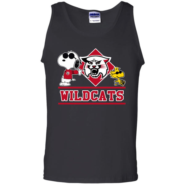 Davidson Wildcats T shirts Snoopy Hoodies Sweatshirts
