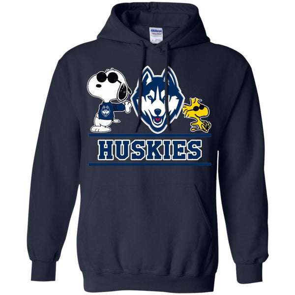 Connecticut Huskies T shirts Snoopy Hoodies Sweatshirts