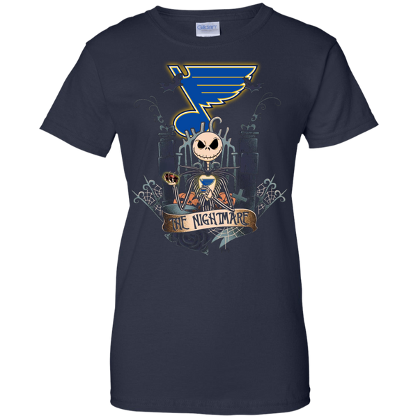 Halloween St. Louis Blues T shirts The Nightmare Hoodies Sweatshirts