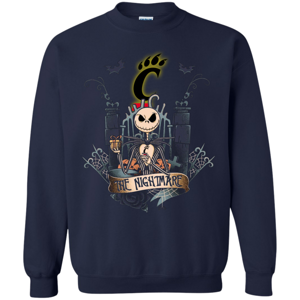 Halloween Cincinnati Bearcats T shirts The Nightmare Hoodies Sweatshirts