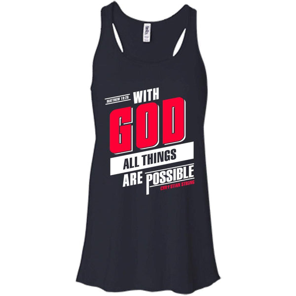 Christian Jesus T shirts With God All Things Are Possible Hoodies Sweatshirts
