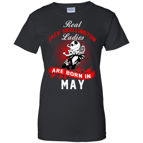 Jack Skellington T shirts Real Jack Skellington Ladies Born In May Hoodies Sweatshirts