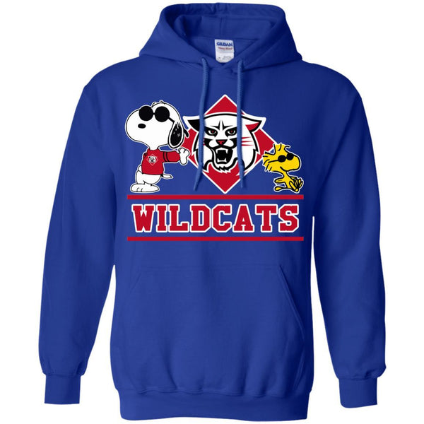 Davidson Wildcats T shirts Snoopy Hoodies Sweatshirts