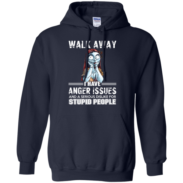 Jack Skellington T shirts Sally Walk Away I Have Anger Issues Hoodies Sweatshirts