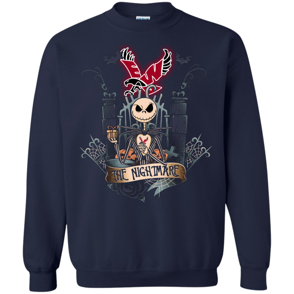 Halloween Eastern Washington Eagles T shirts The Nightmare Hoodies Sweatshirts