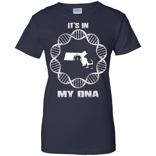 Massachusetts State T shirts It's In My DNA Hoodies Sweatshirts