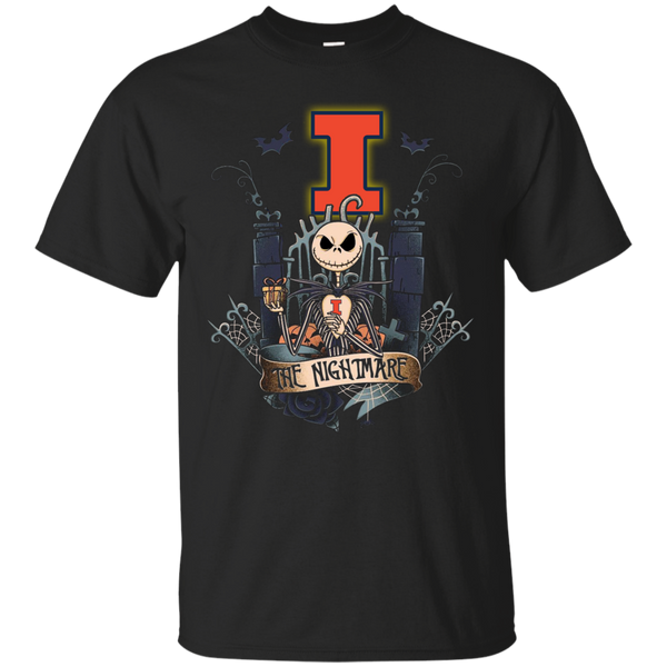 Halloween Illinois Fighting Illini T shirts The Nightmare Hoodies Sweatshirts