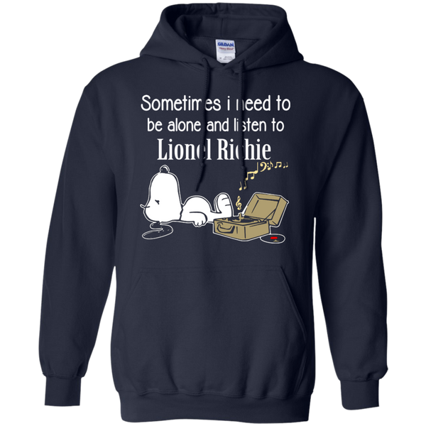 Lionel Richie Snoopy T shirts Sometimes Need To Be Alone And Listen To Lionel Richie Hoodies Sweatshirts
