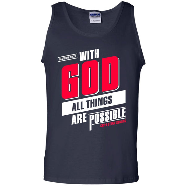 Christian Jesus T shirts With God All Things Are Possible Hoodies Sweatshirts