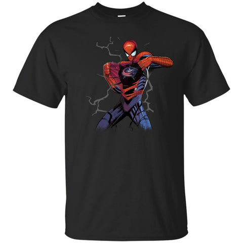 Columbus Blue Jackets T shirts Spiderman Hoodies Sweatshirts