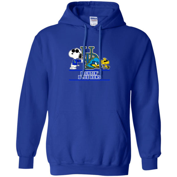 Delaware Fightin' Blue Hens T shirts Snoopy Hoodies Sweatshirts