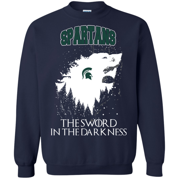 Michigan State Spartans Game Of Thrones T shirts The Sword In The Darkness Hoodies Sweatshirts