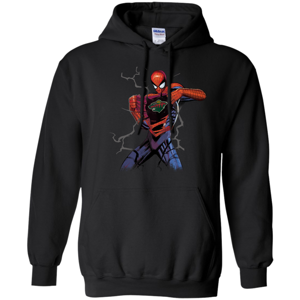 Minnesota Wild T shirts Spiderman Hoodies Sweatshirts