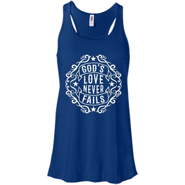 Christian Jesus T shirts God's Love Never Fails Hoodies Sweatshirts