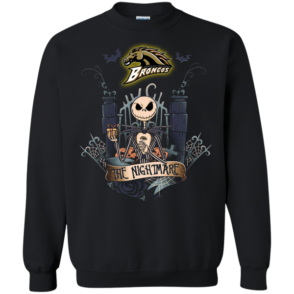 Halloween Western Michigan Broncos T shirts The Nightmare Hoodies Sweatshirts