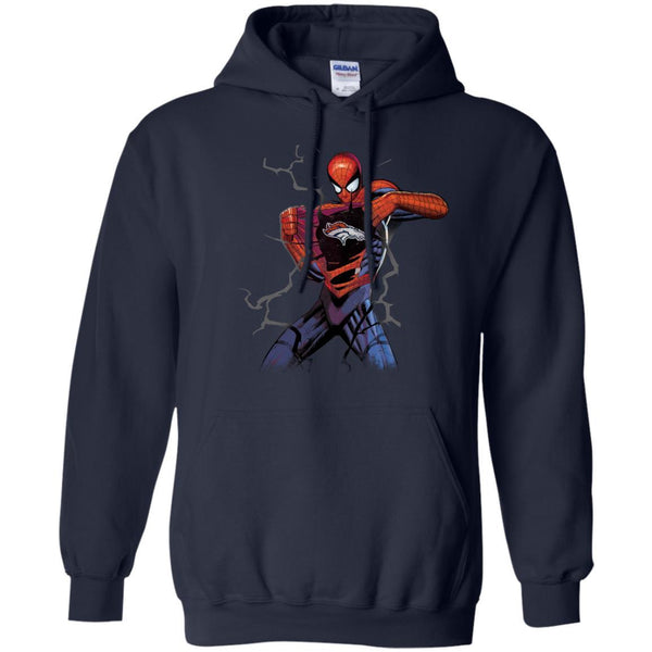 Denver Broncos T shirts Spiderman Hoodies Sweatshirts
