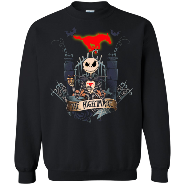 Halloween Smu Mustangs T shirts The Nightmare Hoodies Sweatshirts