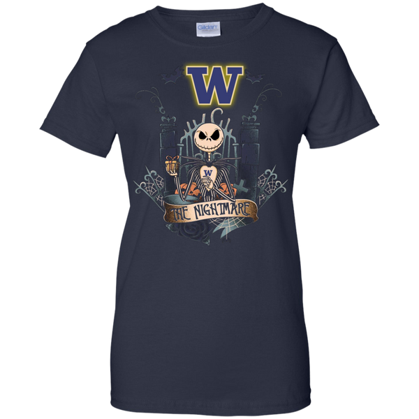 Halloween Washington Huskies T shirts The Nightmare Hoodies Sweatshirts