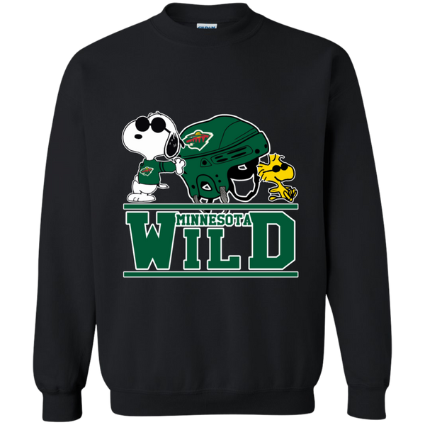 Minnesota Wild T shirts Snoopy Hoodies Sweatshirts