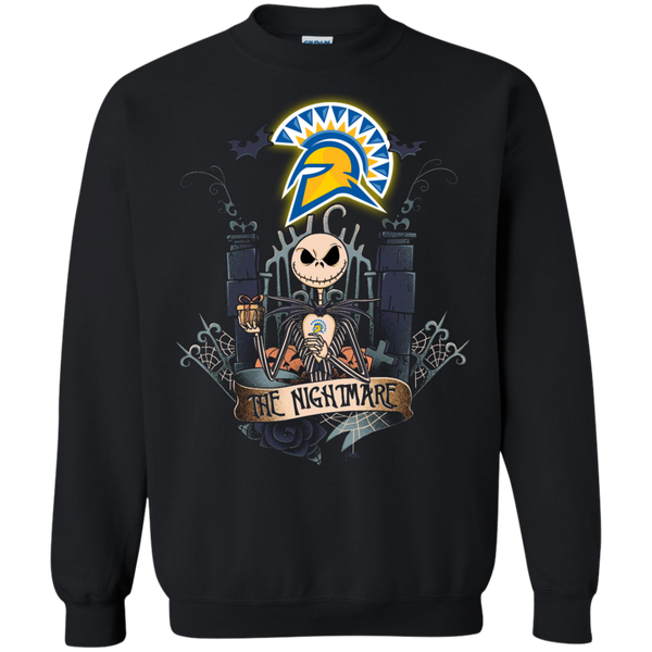 Halloween San Jose State Spartans T shirts The Nightmare Hoodies Sweatshirts