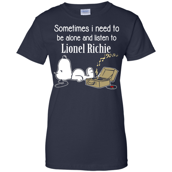 Lionel Richie Snoopy T shirts Sometimes Need To Be Alone And Listen To Lionel Richie Hoodies Sweatshirts