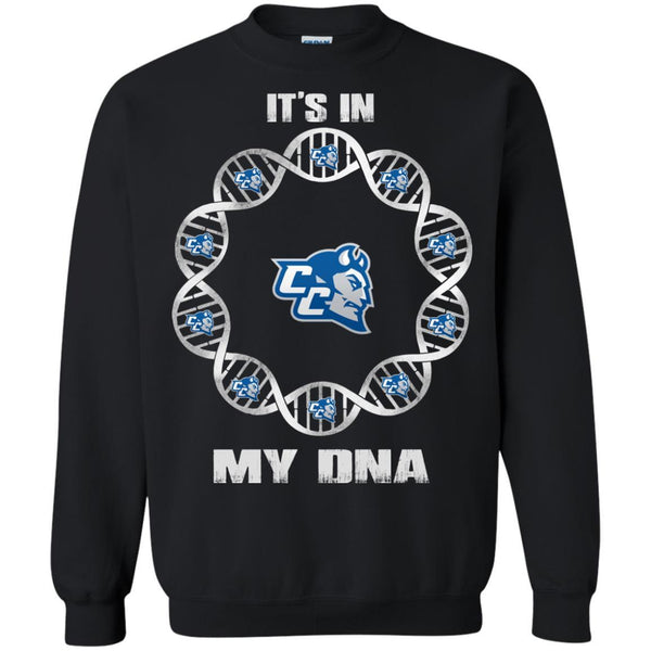 Central Connecticut State Blue Devils T shirts It's In My DNA Hoodies Sweatshirts