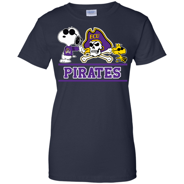 East Carolina Pirates T shirts Snoopy Hoodies Sweatshirts