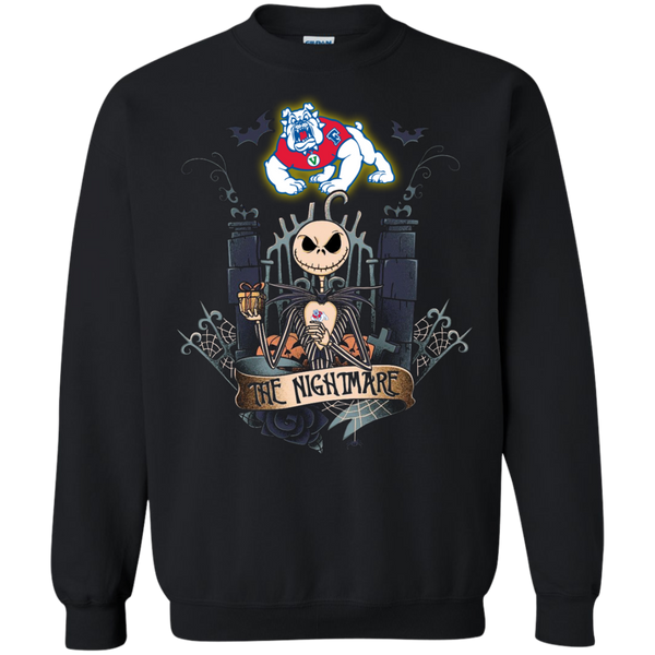 Halloween Fresno State Bulldogs T shirts The Nightmare Hoodies Sweatshirts
