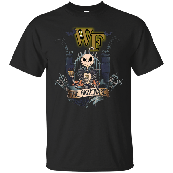 Halloween Wake Forest Demon Deacons T shirts The Nightmare Hoodies Sweatshirts
