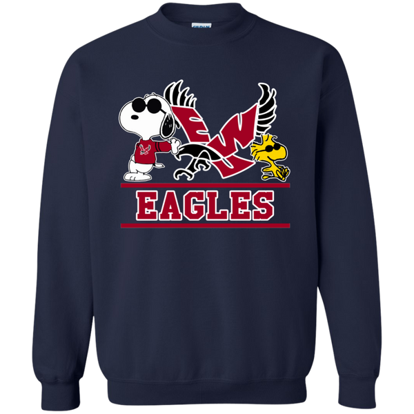 Eastern Washington Eagles T shirts Snoopy Hoodies Sweatshirts
