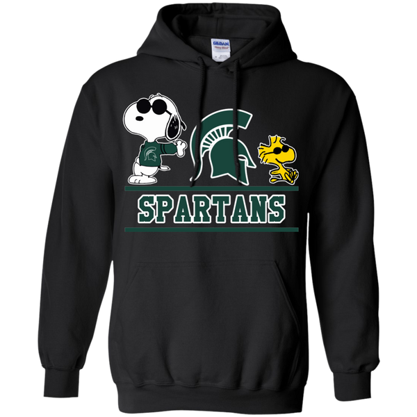 Michigan State Spartans T shirts Snoopy Hoodies Sweatshirts