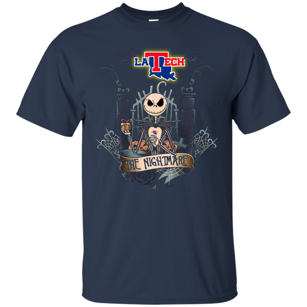 Halloween Louisiana Tech Bulldogs T shirts The Nightmare Hoodies Sweatshirts