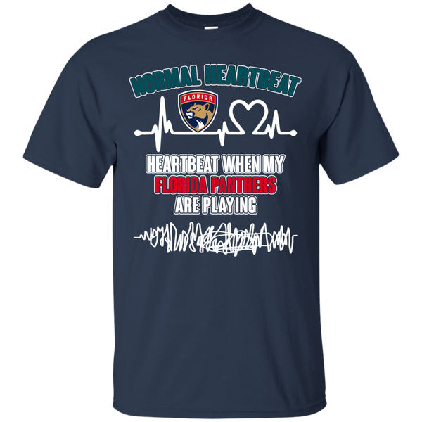 Florida Panthers T shirts Heartbeat When My Florida Panthers Playing Hoodies Sweatshirts