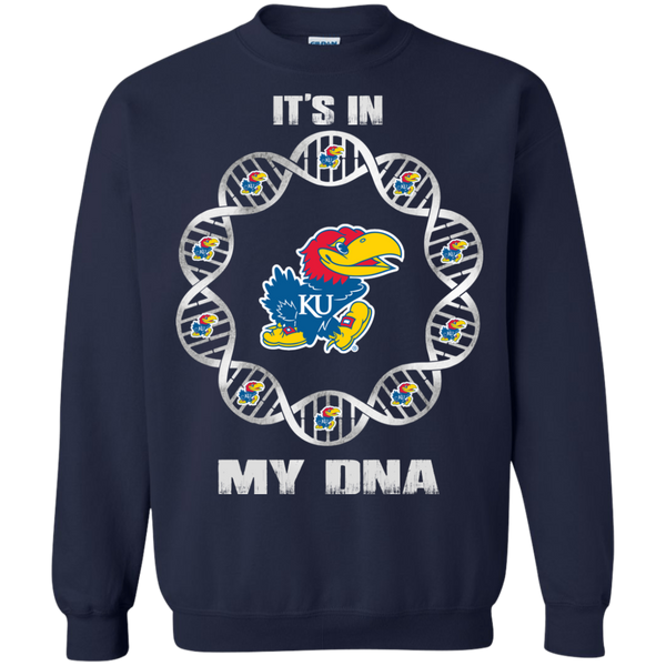 Kansas Jayhawks T shirts It's In My DNA Hoodies Sweatshirts