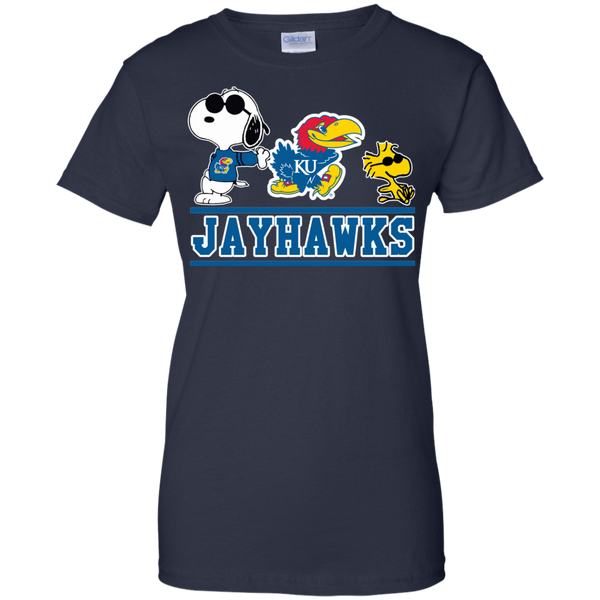 Kansas Jayhawks T shirts Snoopy Hoodies Sweatshirts