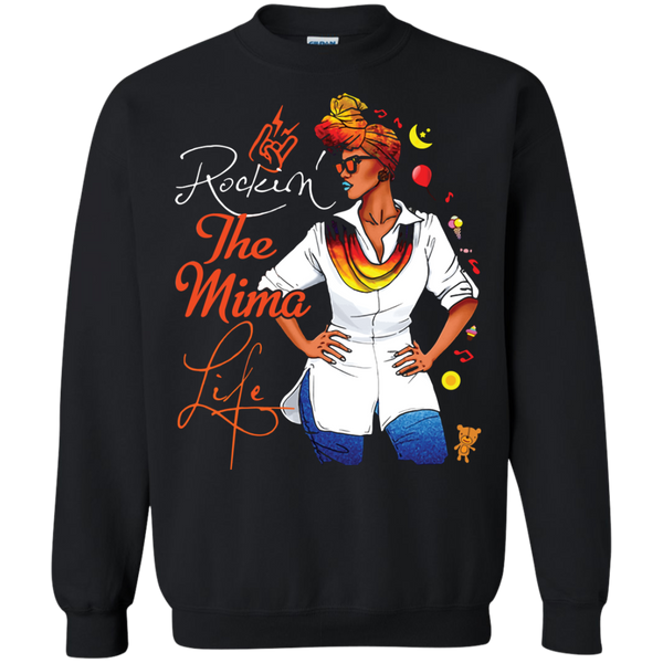 Grandma Gift T shirts Rockin The Mima Life Hoodies Sweatshirts
