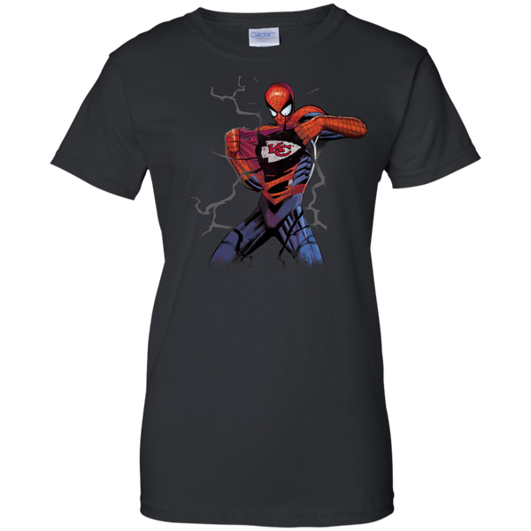 Kansas City Chiefs T shirts Spiderman Hoodies Sweatshirts