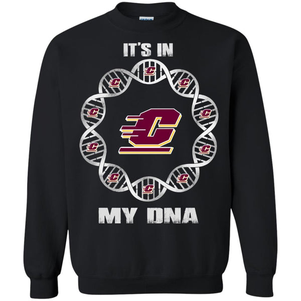 Central Michigan Chippewas T shirts It's In My DNA Hoodies Sweatshirts
